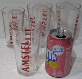 VASO CERVEZA AMSTEL